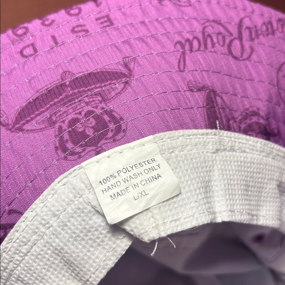 Crown royal logo purple streetwear bucket hat 90’s y2k casual hat - Picture 5 of 6